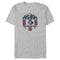 Men's Mossy Oak American Flag Shield Logo T-Shirt