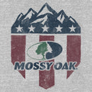 Women's Mossy Oak American Flag Shield Logo T-Shirt