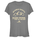 Junior's Mossy Oak Humble Roots Hard Work and a Ton of Heart T-Shirt