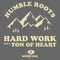 Junior's Mossy Oak Humble Roots Hard Work and a Ton of Heart T-Shirt