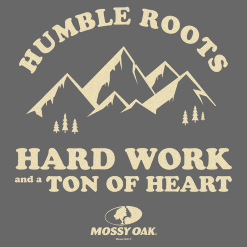 Junior's Mossy Oak Humble Roots Hard Work and a Ton of Heart T-Shirt