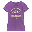 Girl's Mossy Oak Humble Roots Hard Work and a Ton of Heart T-Shirt