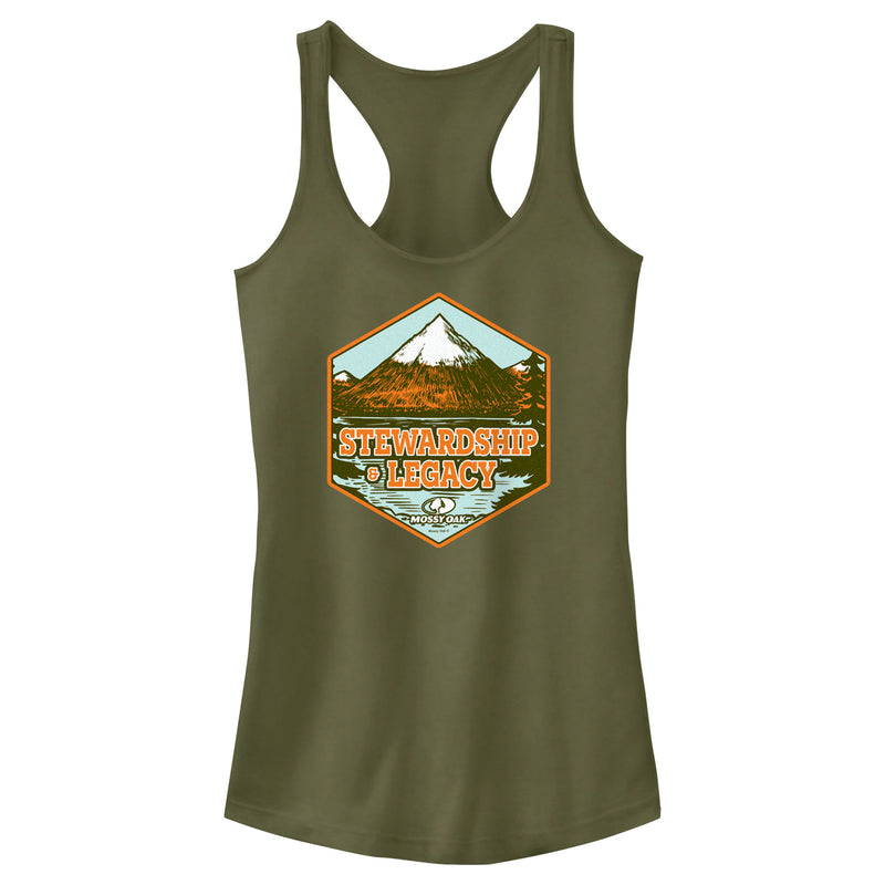 Junior's Mossy Oak Stewardship & Legacy Racerback Tank Top