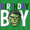 Boy's Marvel Birthday Boy Hulk Face T-Shirt