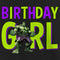 Girl's Marvel Birthday Girl Hulk T-Shirt