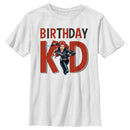 Boy's Marvel Birthday Kid Black Widow T-Shirt