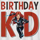 Boy's Marvel Birthday Kid Black Widow T-Shirt