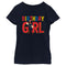 Girl's Marvel Birthday Girl Captain Marvel T-Shirt