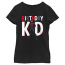 Girl's Marvel Birthday Kid Superhero T-Shirt