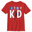 Boy's Marvel Birthday Kid Superhero T-Shirt