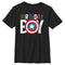 Boy's Marvel Birthday Boy Captain America Logo T-Shirt