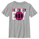 Boy's Marvel Birthday Boy Black Widow Logo T-Shirt