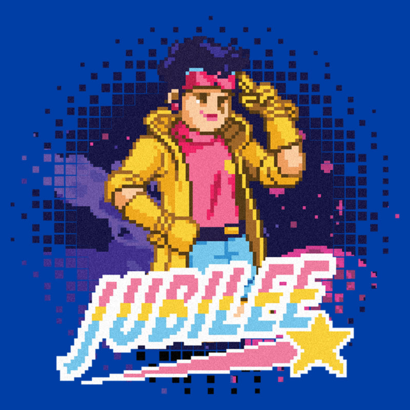 Men's Marvel: X-Men '97 Jubilee Pixel Portrait T-Shirt