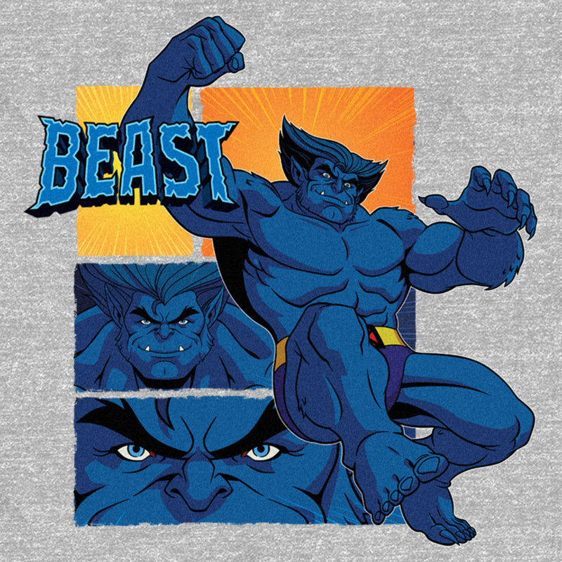 Men's Marvel: X-Men '97 Beast Poses Portrait T-Shirt