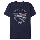 Men's NASA American Flag in Space T-Shirt