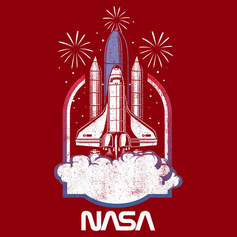 Men's NASA Distressed Space Shuttle Launch T-Shirt