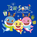 Toddler's Baby Shark Jawsome Family Christmas T-Shirt