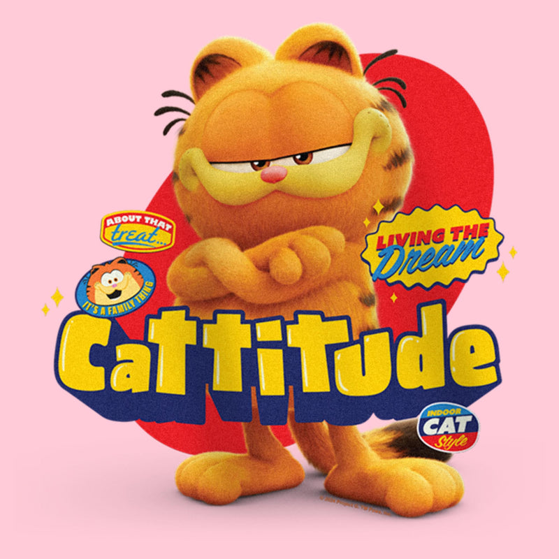 Girl's The Garfield Movie Cattitude T-Shirt