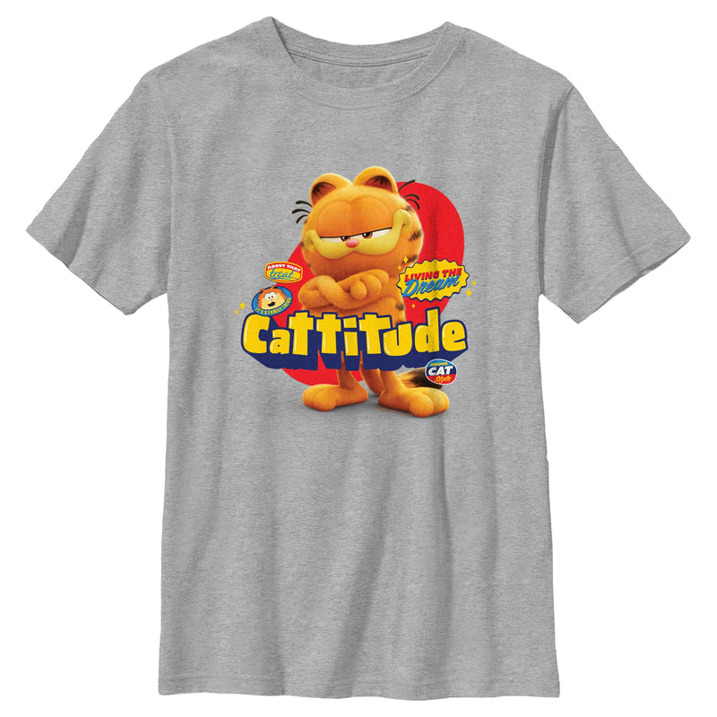 Boy's The Garfield Movie Cattitude T-Shirt