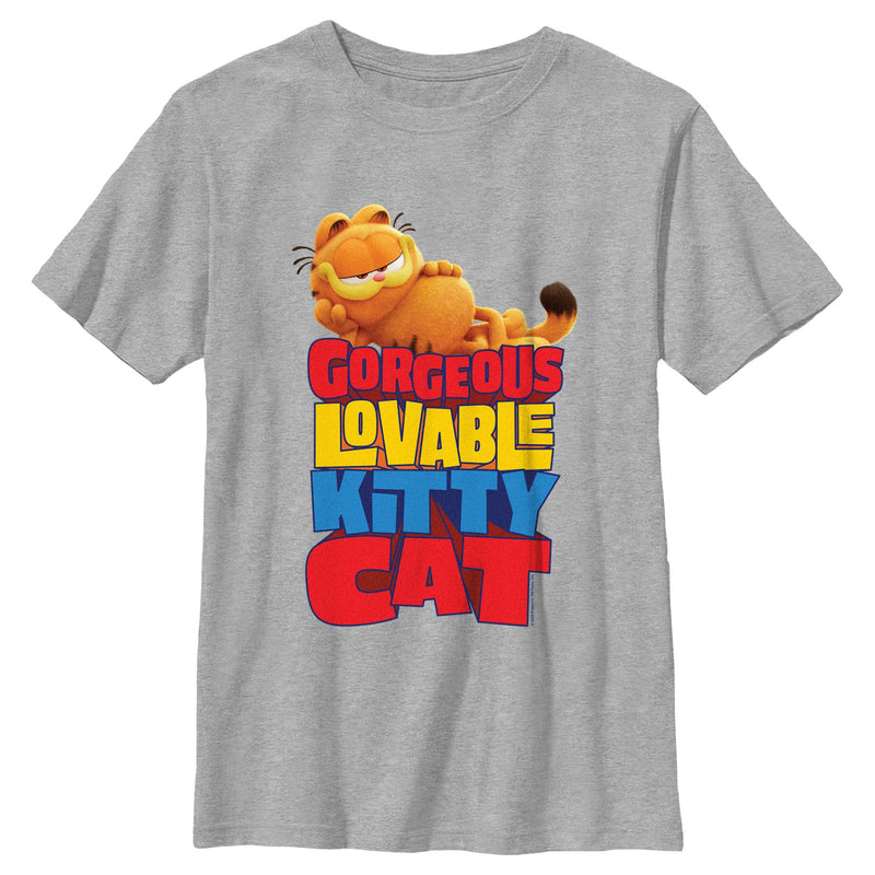 Boy's The Garfield Movie Gorgeous Loveable Kitty Cat T-Shirt