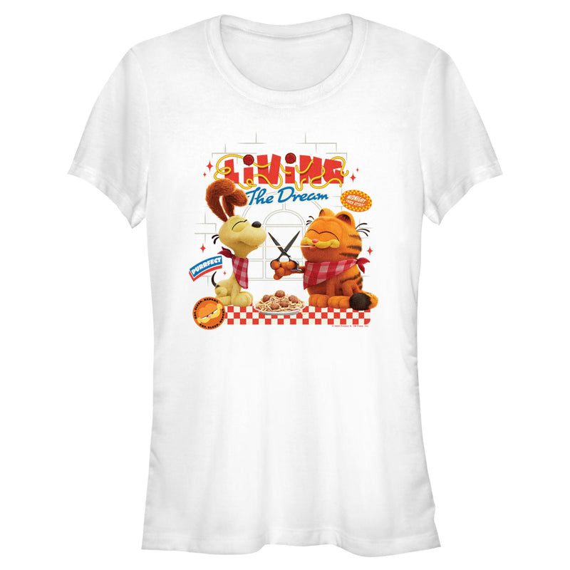 Junior's The Garfield Movie Living the Dream T-Shirt