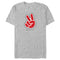 Men's NEFF Peace Sign Logo Red T-Shirt