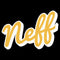 Men's NEFF Classic Yellow Script Logo T-Shirt