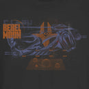 Junior's Rebel Moon Imperium Space Fighter Grid T-Shirt