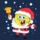 Men's SpongeBob SquarePants Christmas Santa Bell T-Shirt