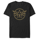 Men's Nintendo The Legend of Zelda: Tears of the Kingdom Gold Hyrule Crest T-Shirt