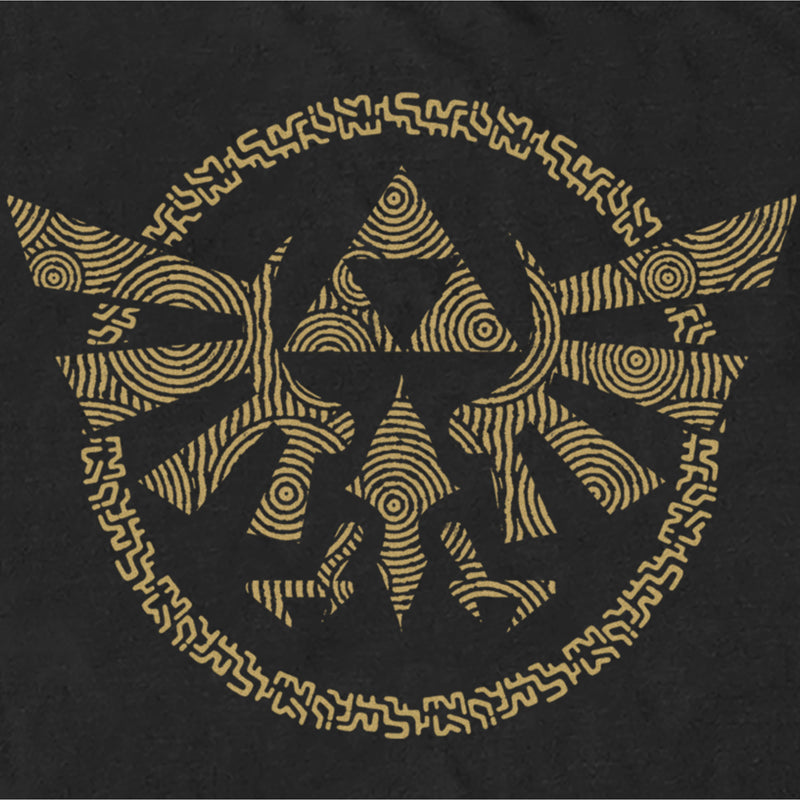 Men's Nintendo The Legend of Zelda: Tears of the Kingdom Gold Hyrule Crest T-Shirt