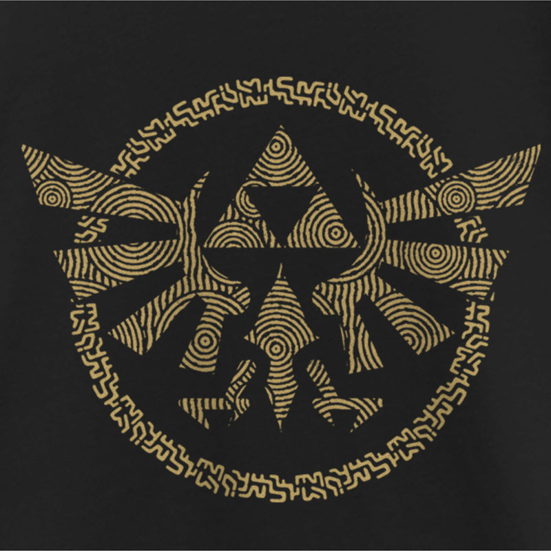 Girl's Nintendo The Legend of Zelda: Tears of the Kingdom Gold Hyrule Crest T-Shirt