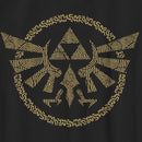 Boy's Nintendo The Legend of Zelda: Tears of the Kingdom Gold Hyrule Crest T-Shirt