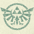 Men's Nintendo The Legend of Zelda: Tears of the Kingdom Green Hyrule Crest T-Shirt
