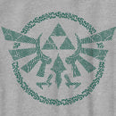 Boy's Nintendo The Legend of Zelda: Tears of the Kingdom Green Hyrule Crest T-Shirt