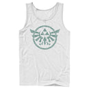 Men's Nintendo The Legend of Zelda: Tears of the Kingdom Green Hyrule Crest Tank Top