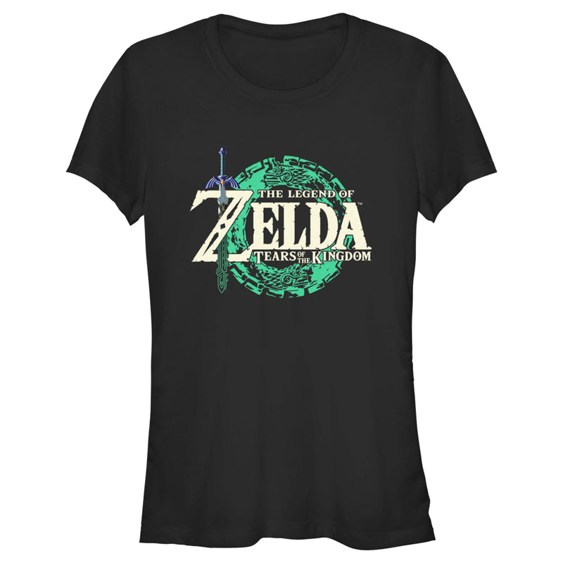 Junior's Nintendo The Legend of Zelda: Tears of the Kingdom Game Logo T-Shirt