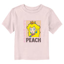 Toddler's Nintendo Bold Princess Peach Portrait T-Shirt