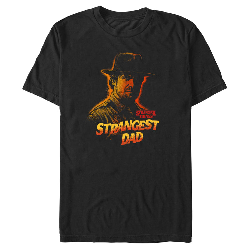 Men's Stranger Things Strangest Dad T-Shirt