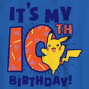 Boy's Pokemon It’s My 10th Birthday Pikachu T-Shirt