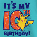 Girl's Pokemon It’s My 10th Birthday Pikachu T-Shirt