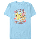 Men's Pokemon Pikachu and Eevee Fun Times T-Shirt