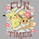 Boy's Pokemon Pikachu and Eevee Fun Times T-Shirt