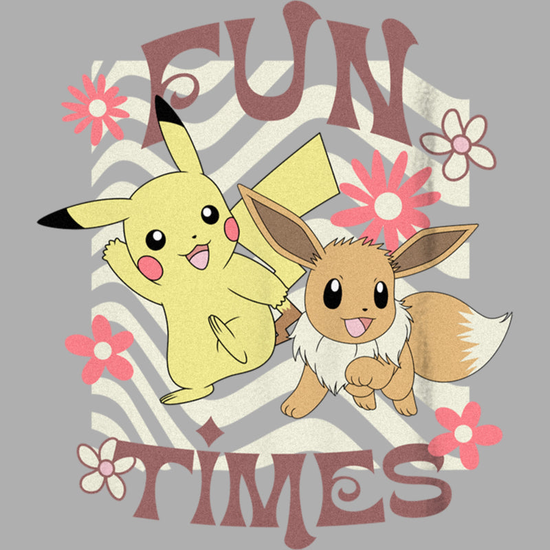 Boy's Pokemon Pikachu and Eevee Fun Times T-Shirt