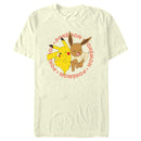 Men's Pokemon Pals Pikachu and Eevee T-Shirt