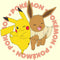 Men's Pokemon Pals Pikachu and Eevee T-Shirt