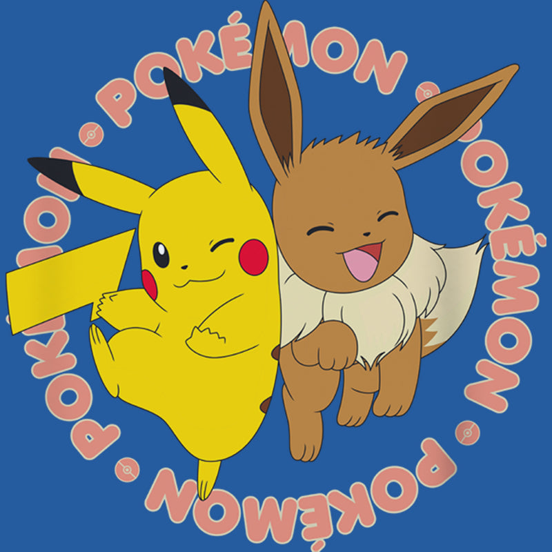 Women's Pokemon Pals Pikachu and Eevee Racerback Tank Top