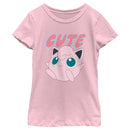 Girl's Pokemon Jigglypuff Cute T-Shirt