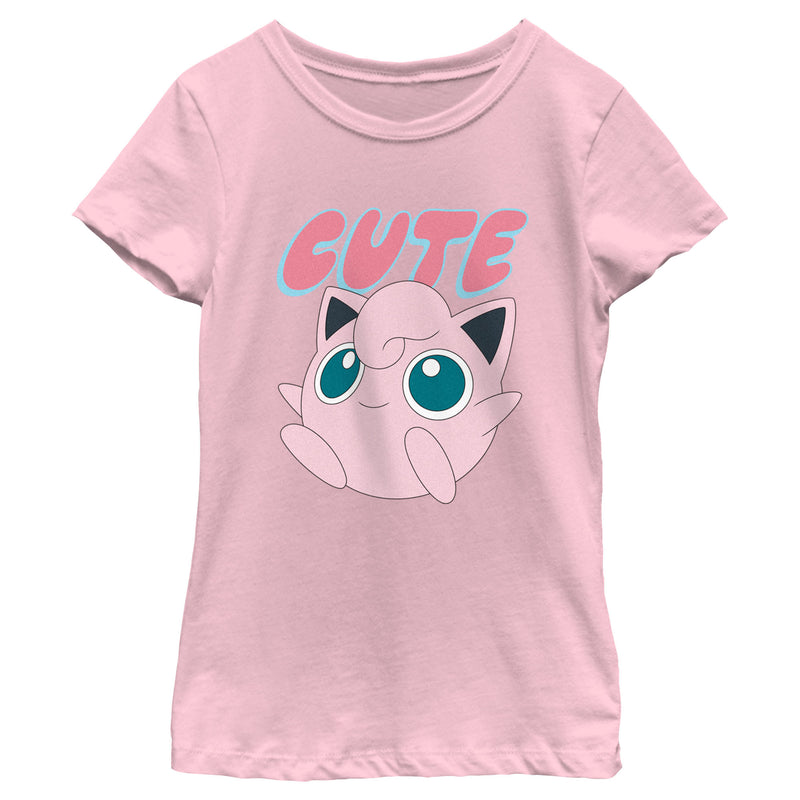 Girl's Pokemon Jigglypuff Cute T-Shirt