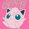 Girl's Pokemon Cute Jigglypuff Graphic T-Shirt